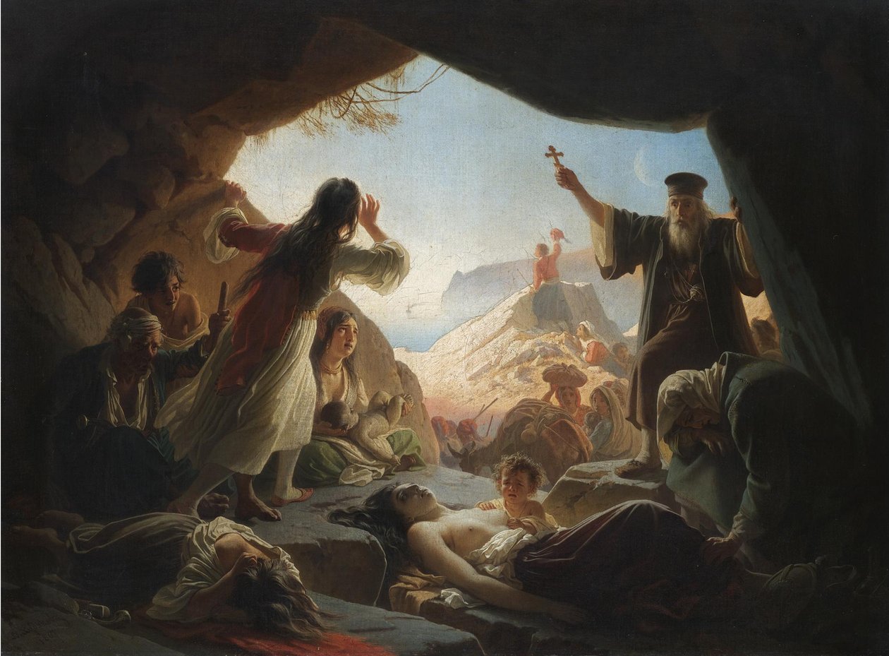Zeitun-oprøret i 1862 af Vasili Grigorievich Khudyakov