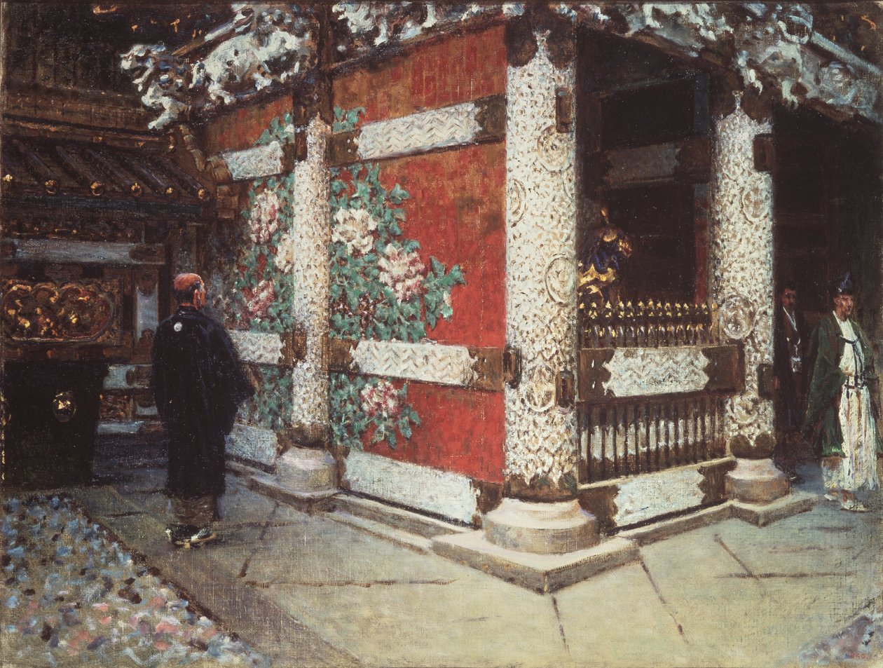 Shinto-helligdommen i Nikko, 1903 af Vasili Vasilievich Vereshchagin