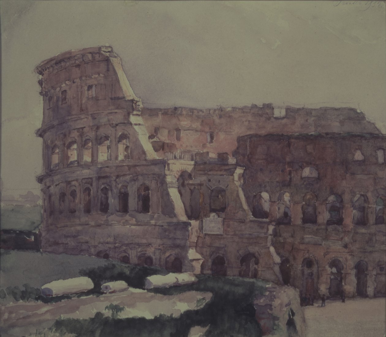 Colosseum i Rom af Vasilij Ivanovic Surikov
