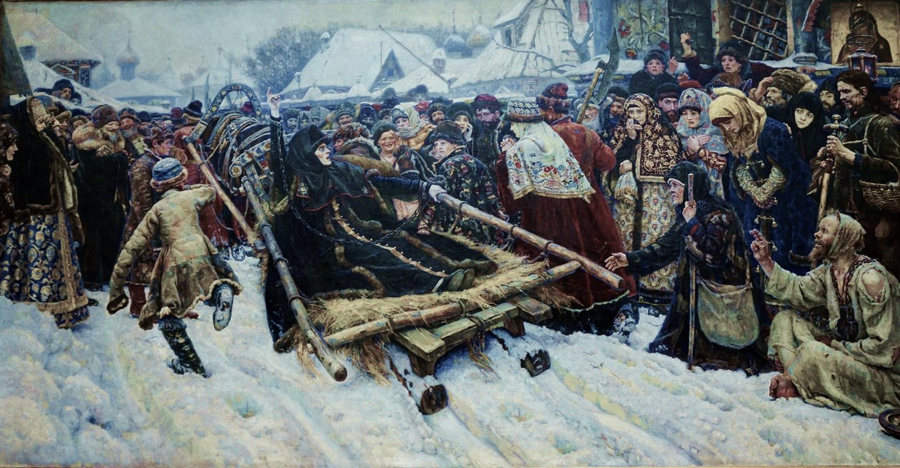 Boyarynya Morozova af Vasilij Ivanovic Surikov