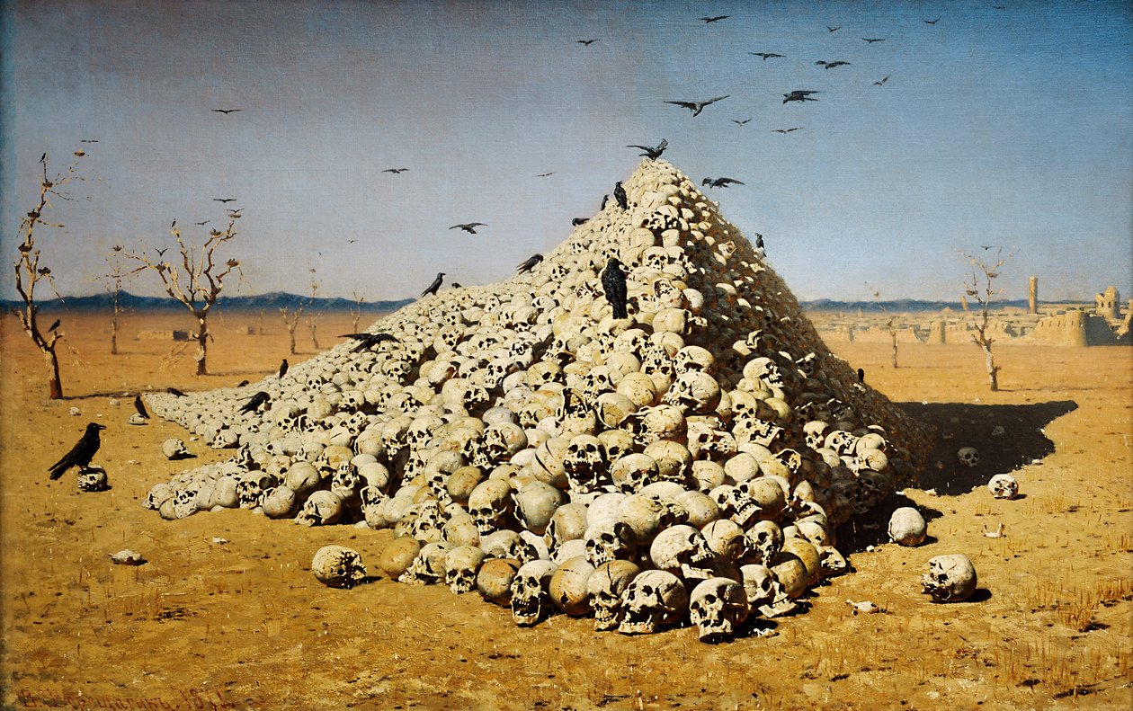 Krigens apoteose af Vasili Vasilievich Vereshchagin