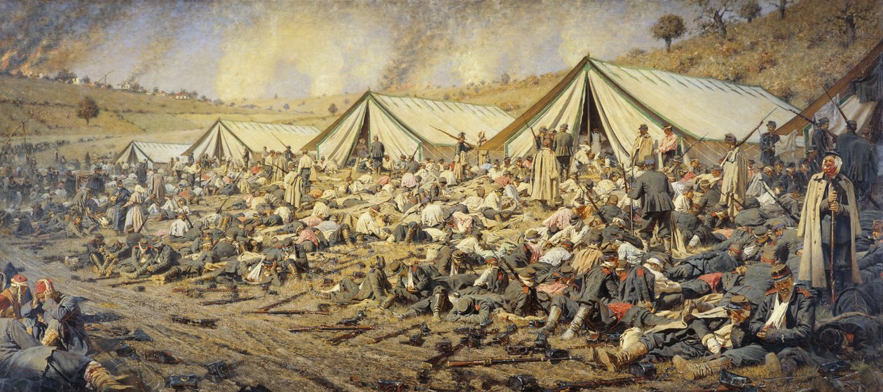 Efter angrebet. Plevna, 1877-1878 af Vasily Vereshchagin