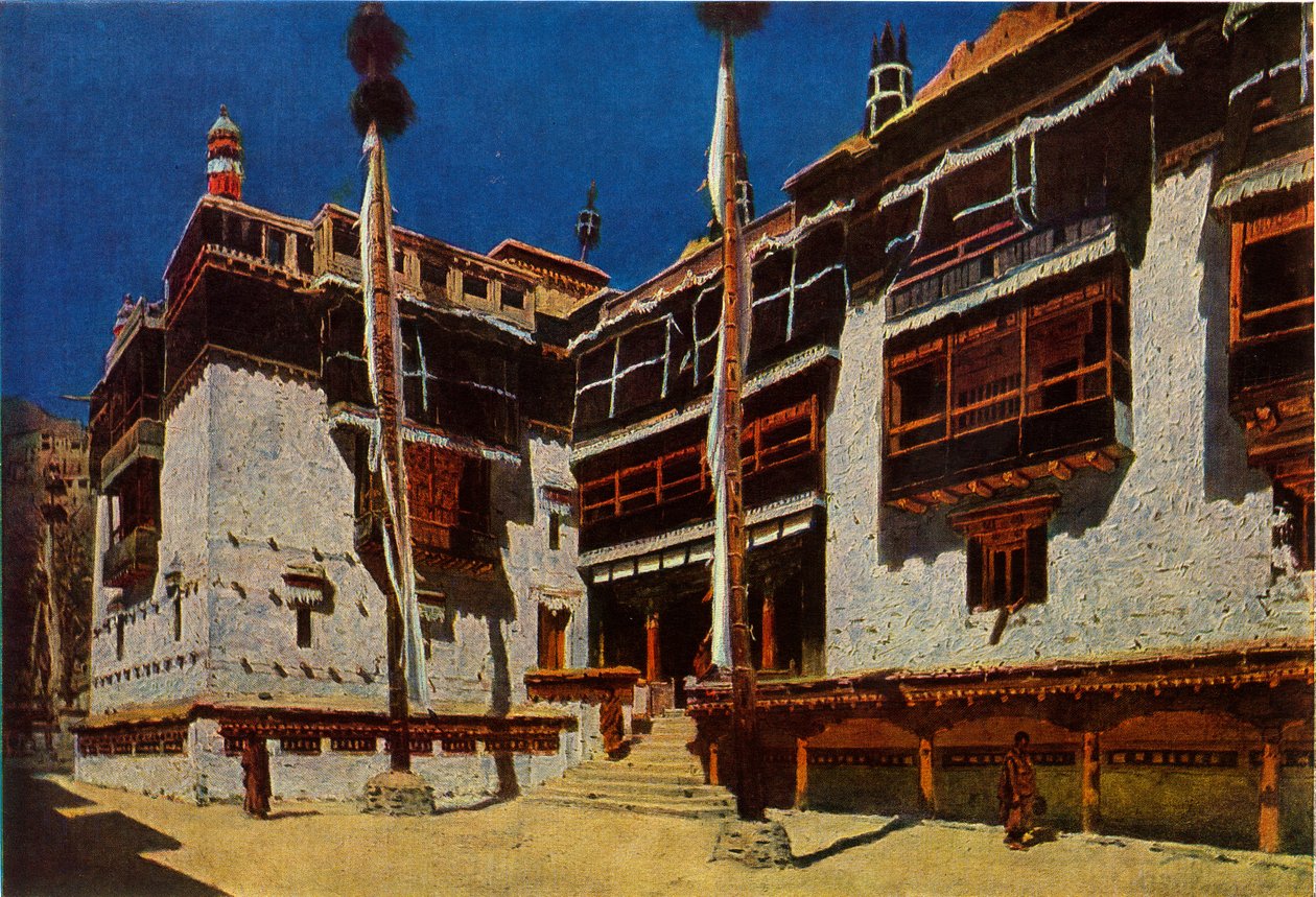 Hemis kloster i Ladakh, 1875, 1965. af Vasily Vereshchagin