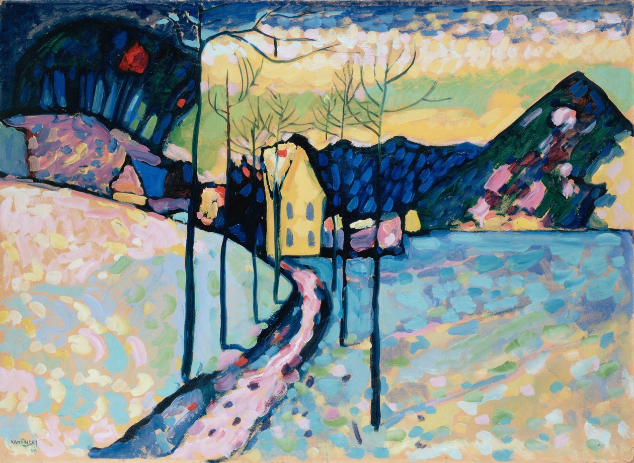 Vinterlandskab, 1909. af Wassily Kandinsky