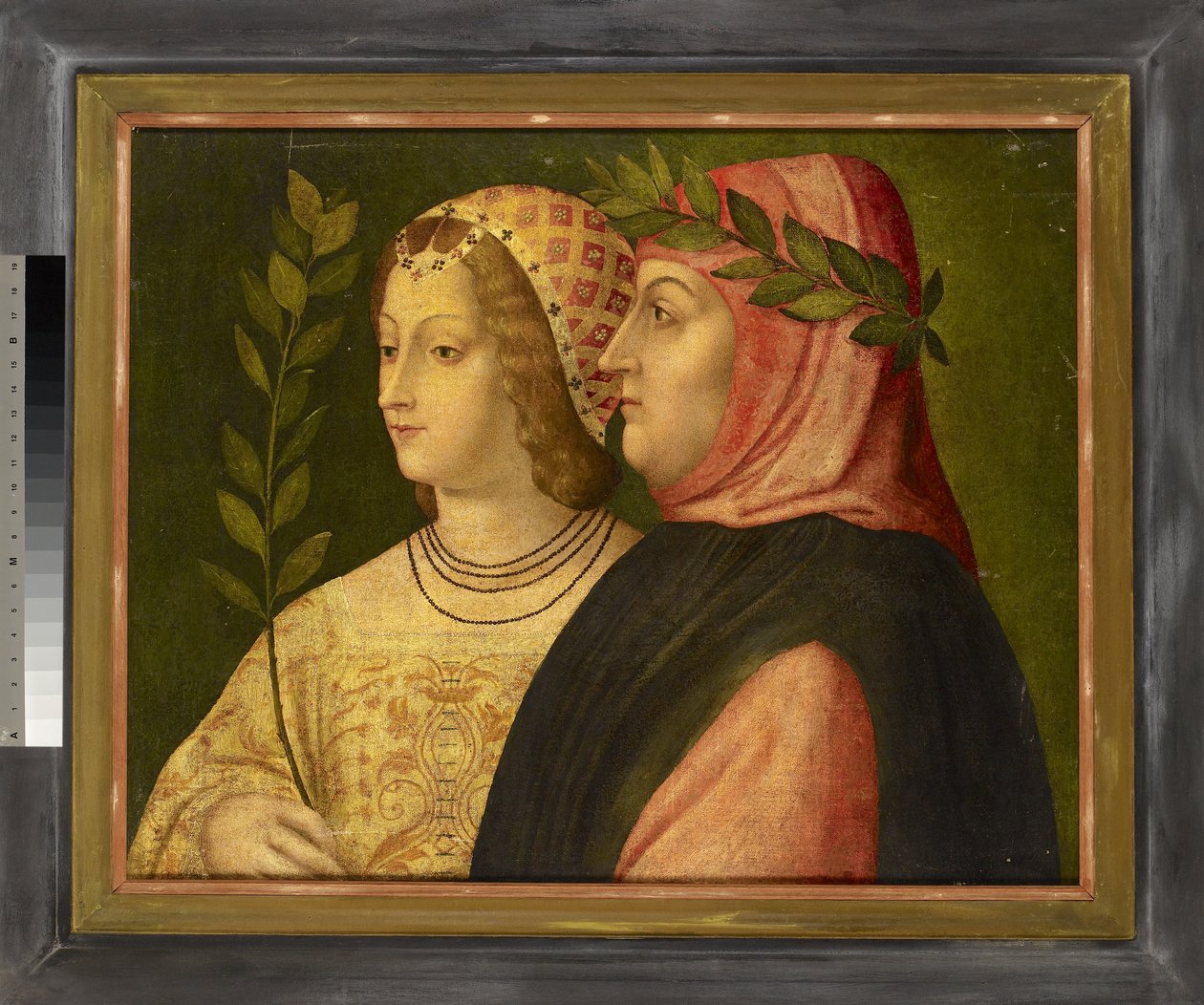 Petrarch og Laura de Noves, ca. 1510 af Venetian School