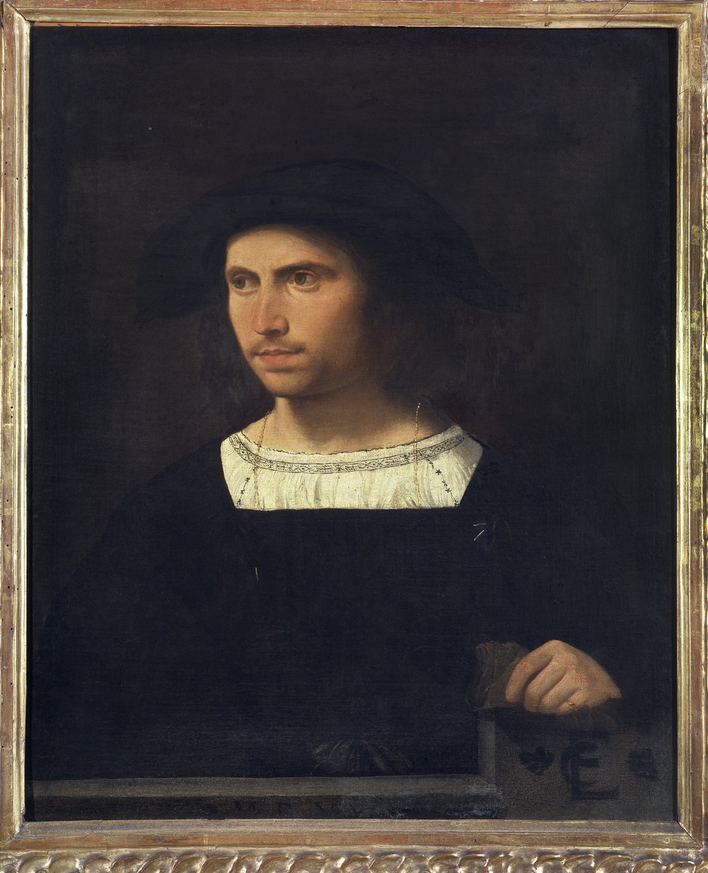 Portræt af en ung mand, 1515 af Venetian School