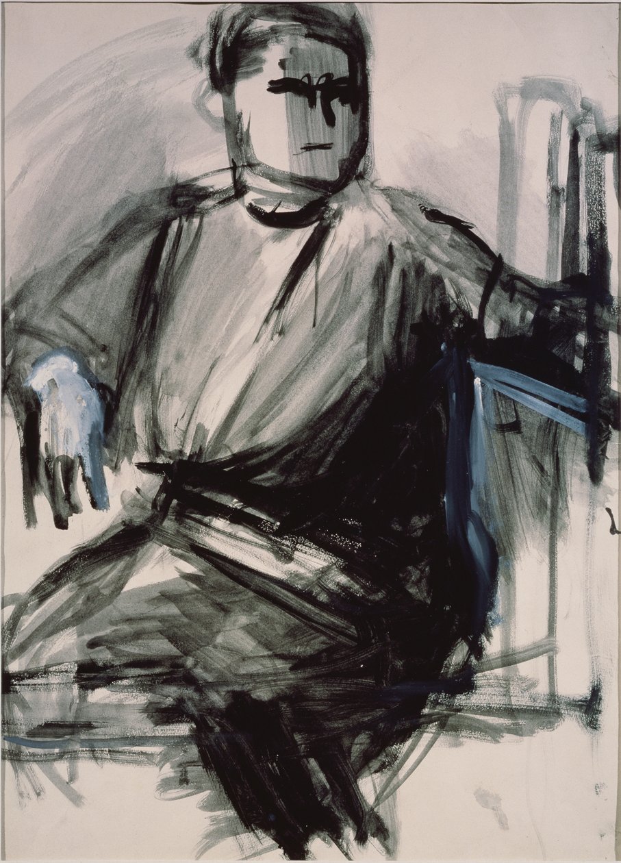 Selvportræt, 1934 af Vera Mikhailovna Yermolayeva
