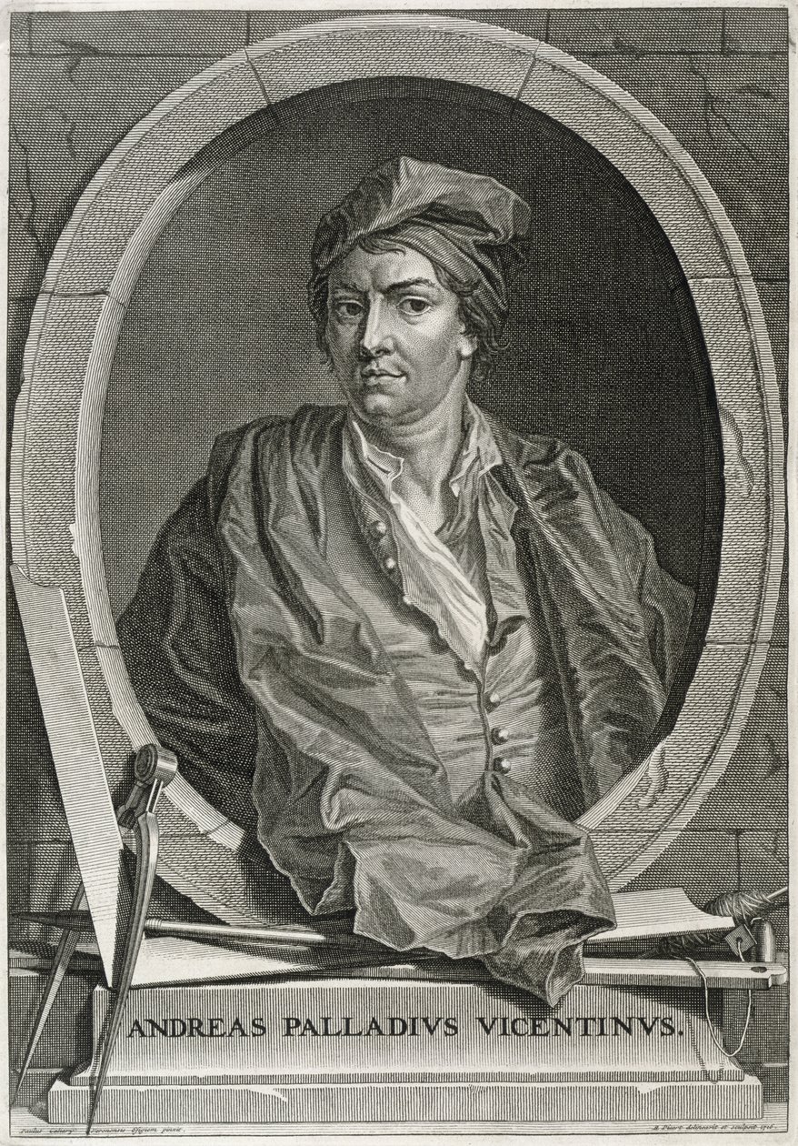Andrea Palladio (1508-80) graveret af Bernard Picart (1673-1733) 1716 af Paolo Veronese