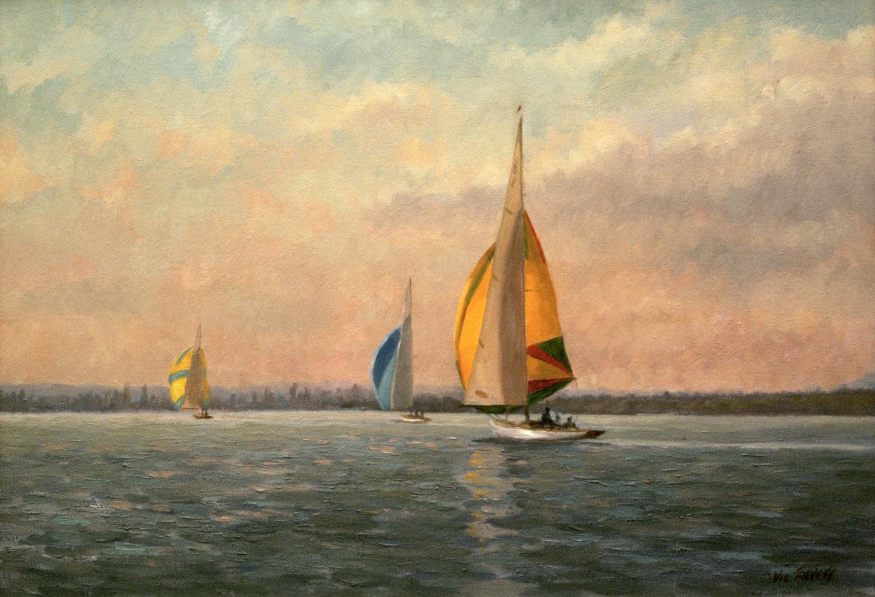 Sen finish af Vic Trevett