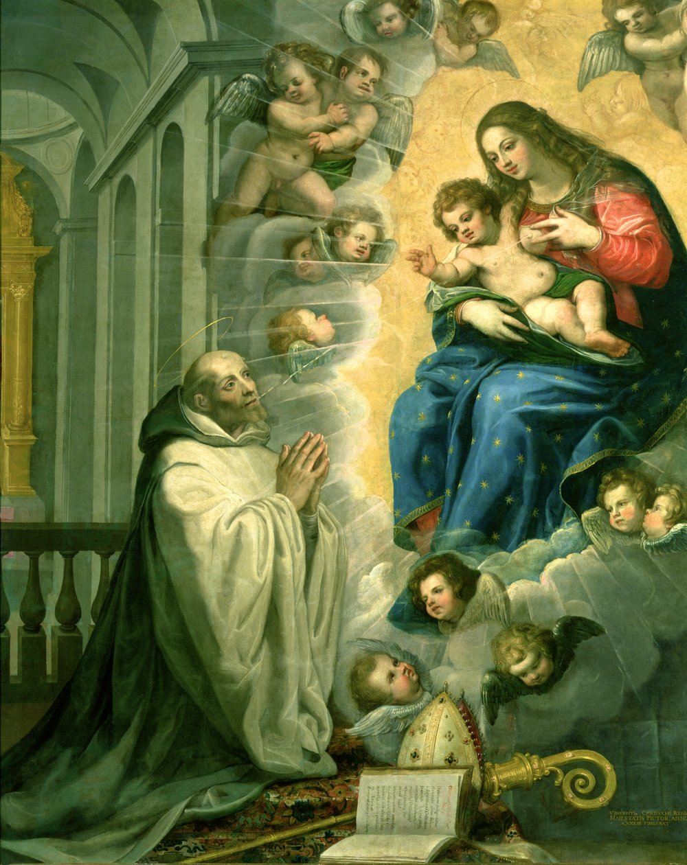 Sankt Bernards syn, 1634 af Vicente Carducho