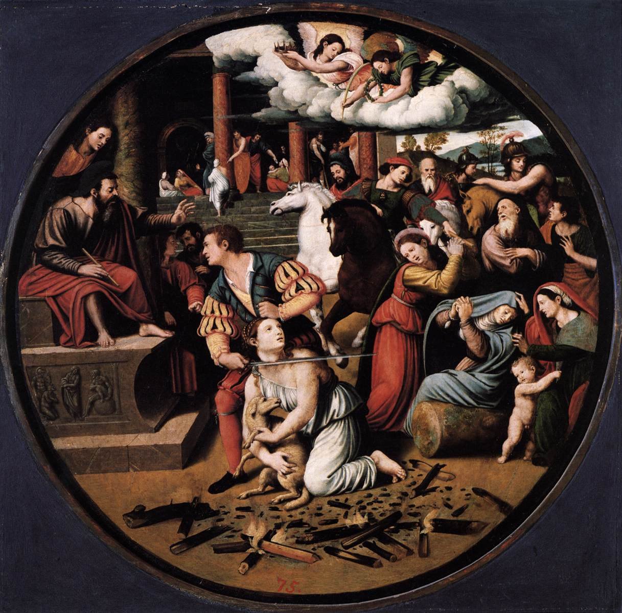 Martyrium af Sankt Agnes af Vicente Masip