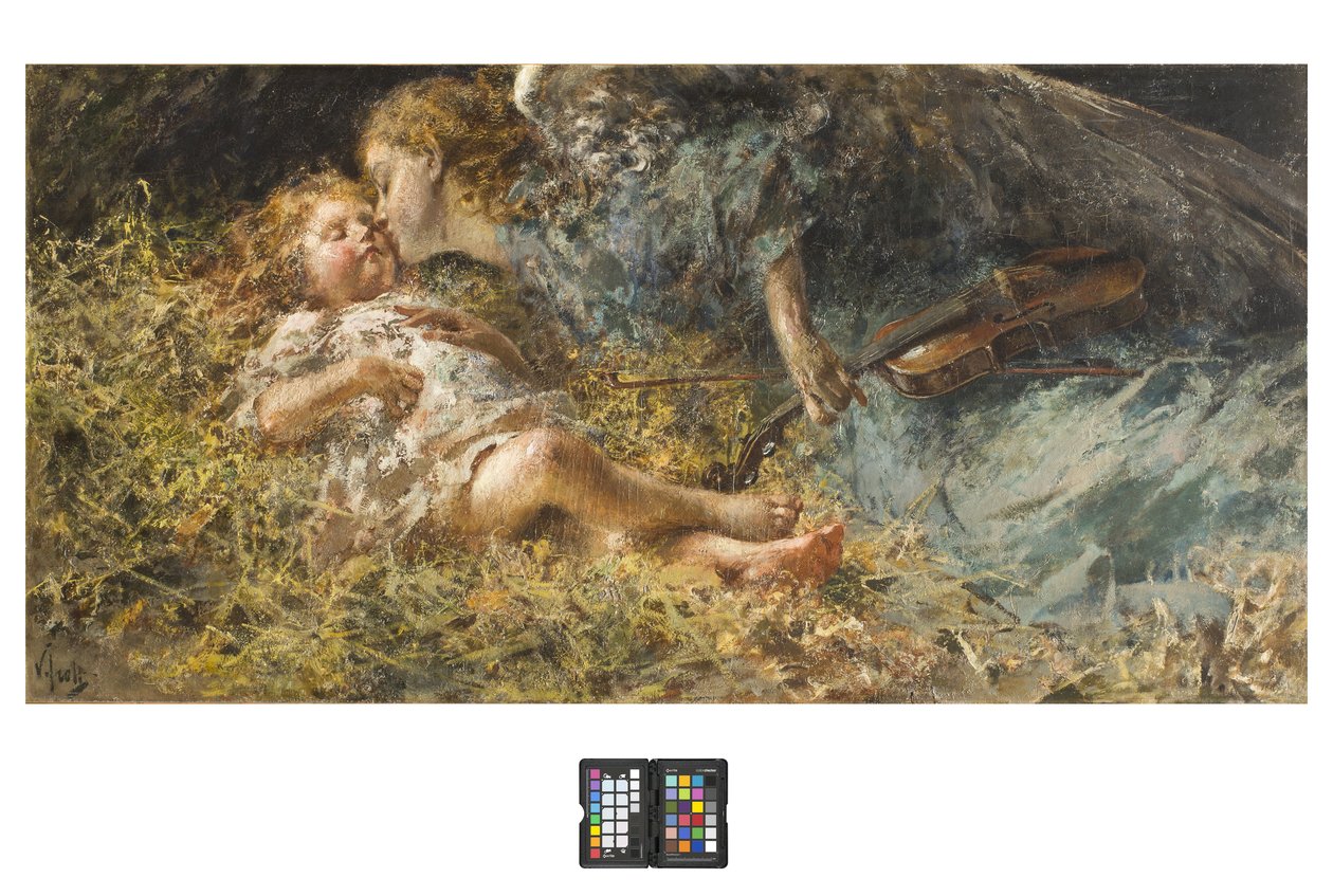 Musiker-engelen, 1900-05 af Vicenzo Irolli