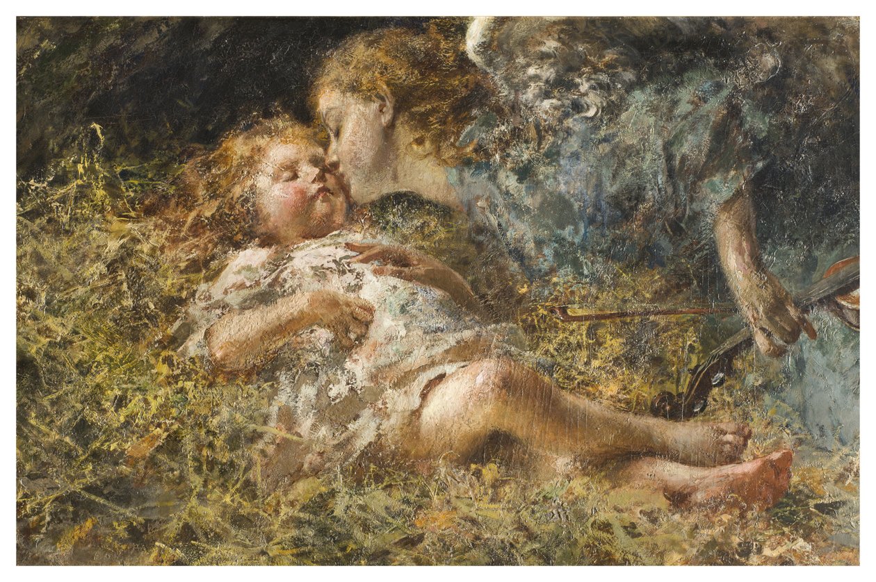 Musiker-engelen, 1900-05 af Vicenzo Irolli