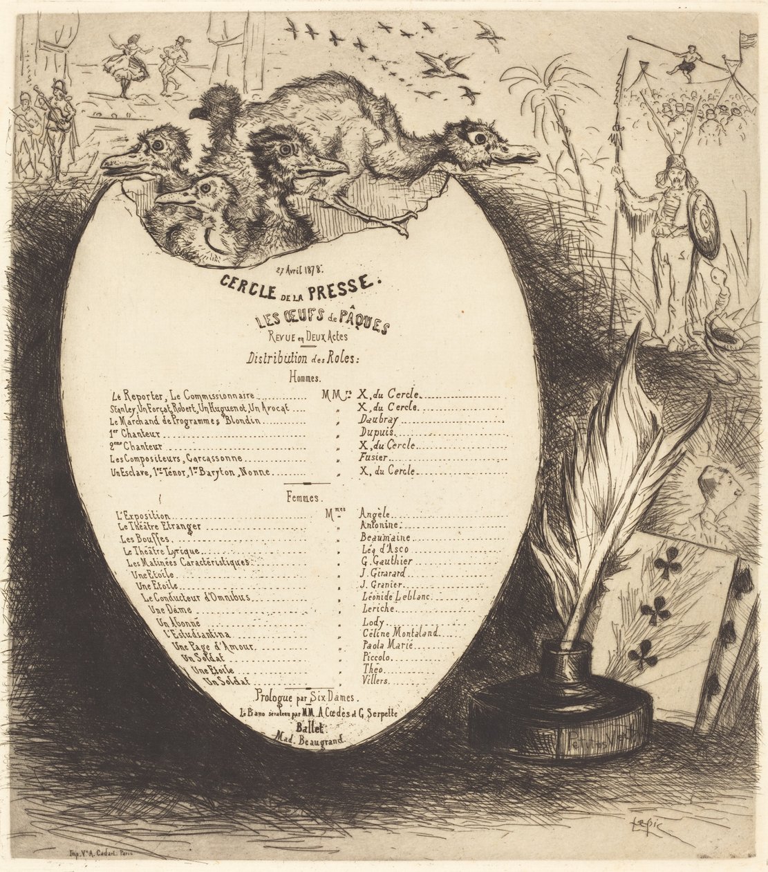 påskeæg af Vicomte Ludovic Lepic
