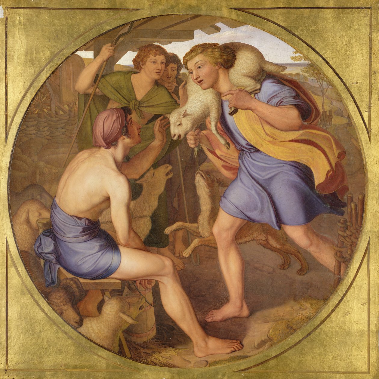Den gode hyrde, 1833 af Victor Emil Janssen