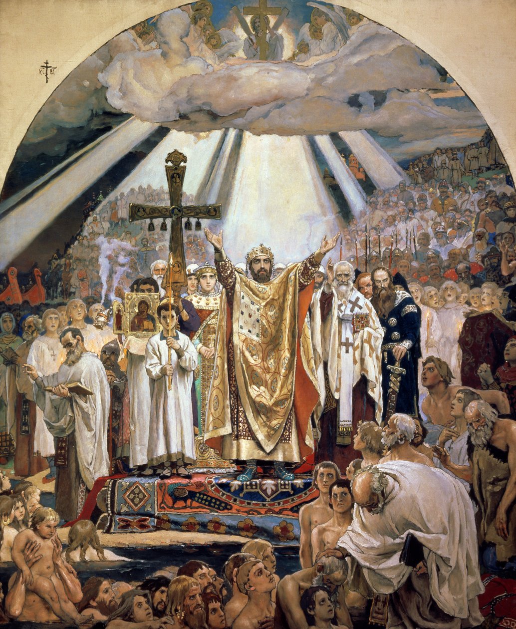 Dåb af Rus, 1885-96 af Victor Mikhailovich Vasnetsov
