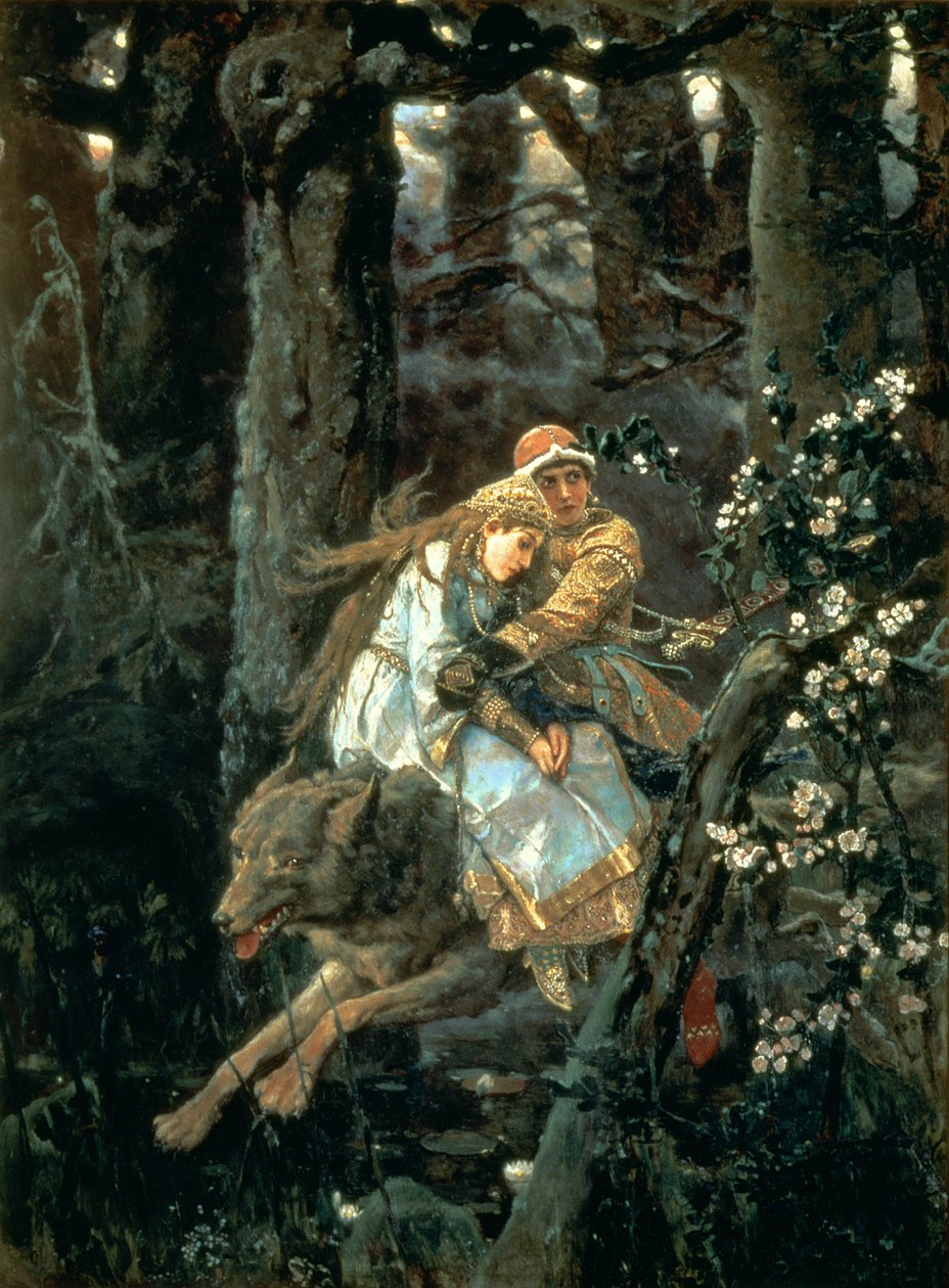 Prins Ivan om den grå ulv, 1889 af Victor Mikhailovich Vasnetsov