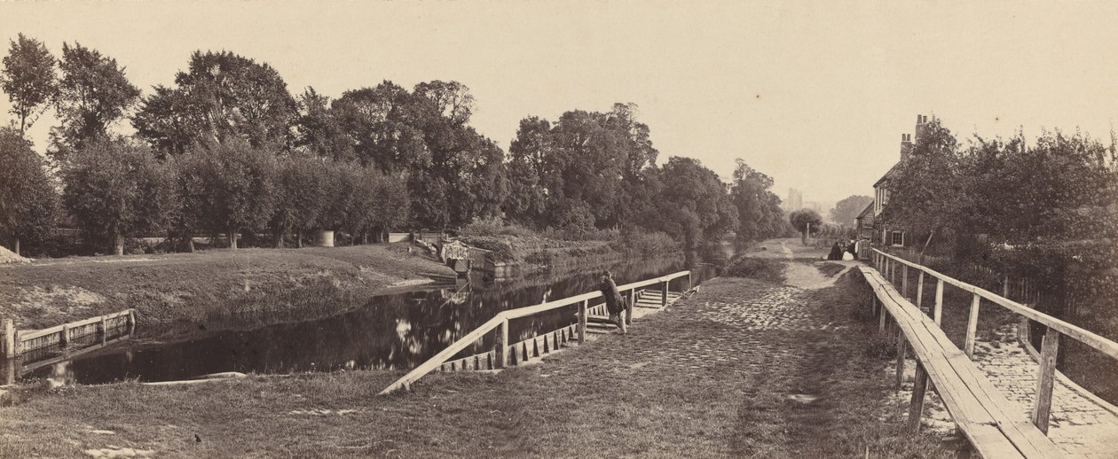 Windsor Lock, 1862. af Victor A Prout