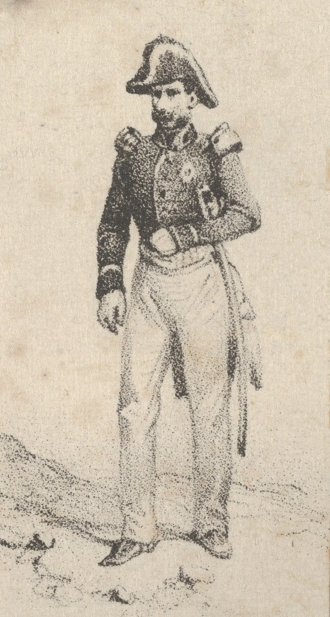 En soldat, midten af 1800-tallet. af Victor Adam