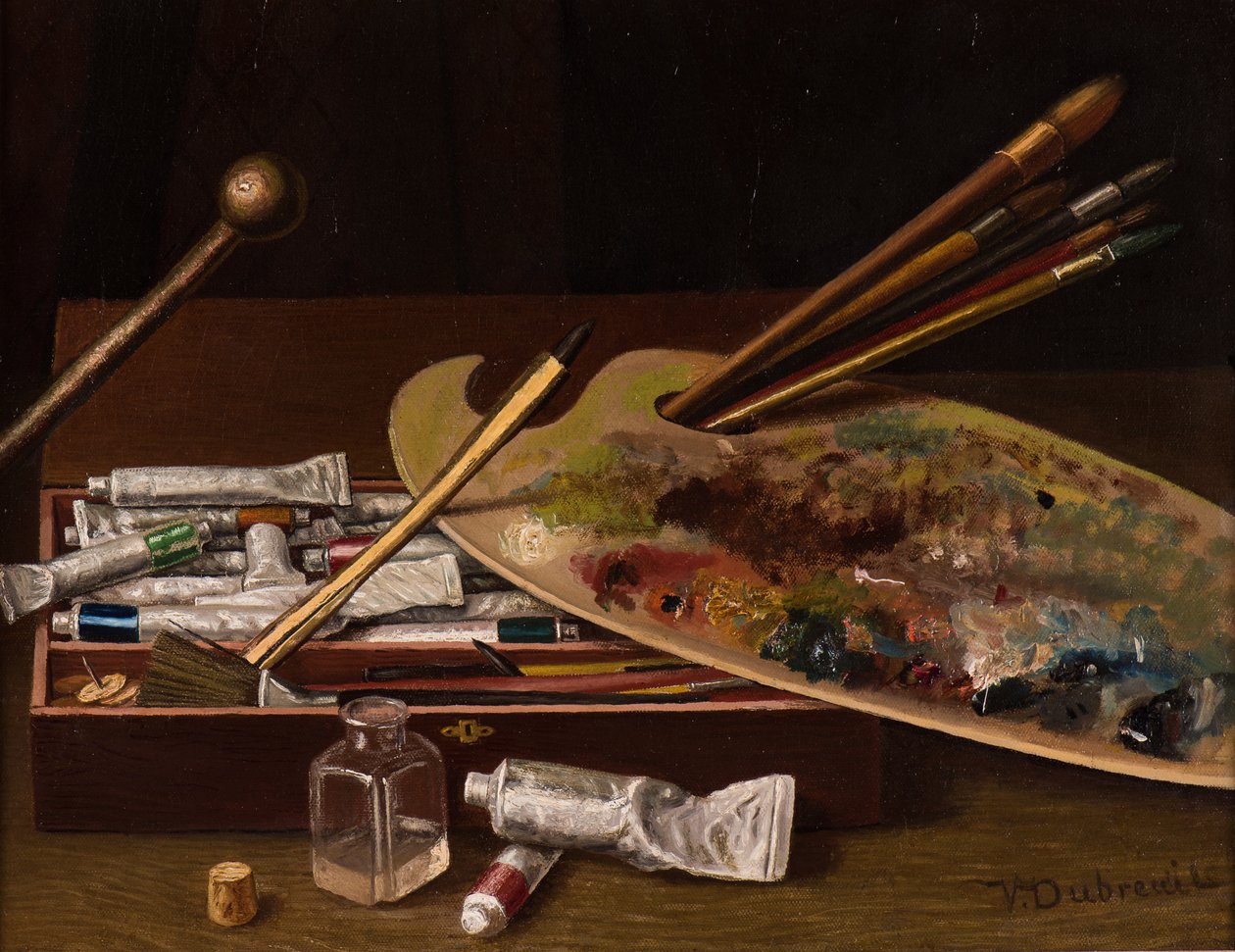 Kunstnerens palet af Victor Dubreuil