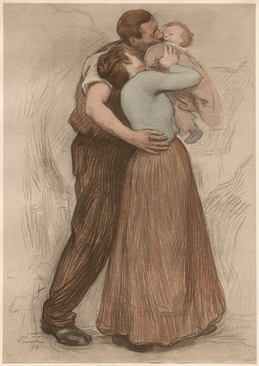 Kysset af Victor Emile Prouve