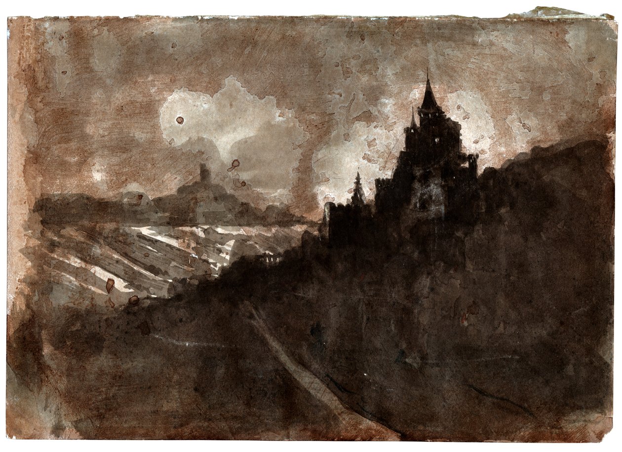 Rhindalen, ca 1850 af Victor Hugo