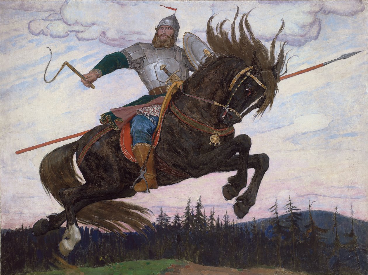 En Bogatyr, 1920 af Victor Mikhailovich Vasnetsov