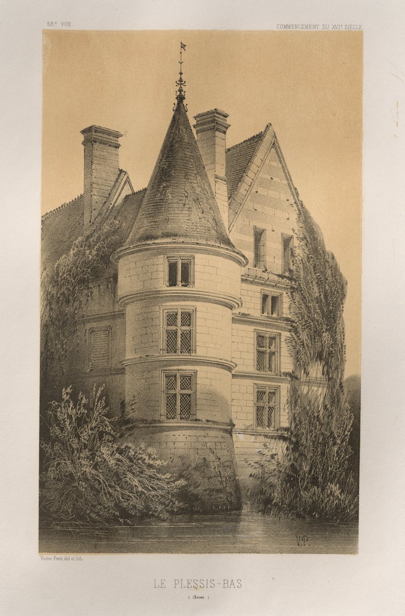 ...pl. 68, Le Plessis-Bas Aisne, 1860. af Victor Petit