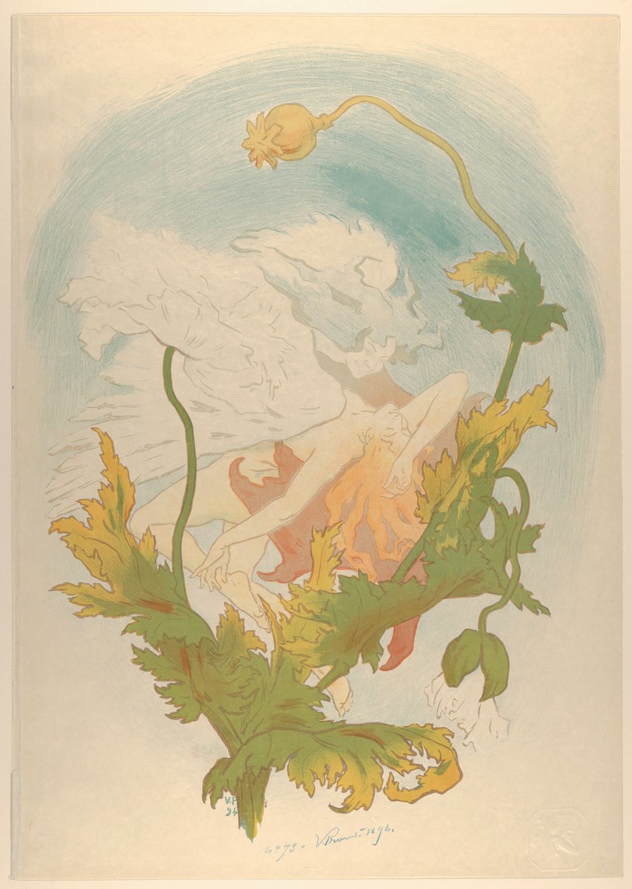 Opium, 1894. af Victor Prouvé