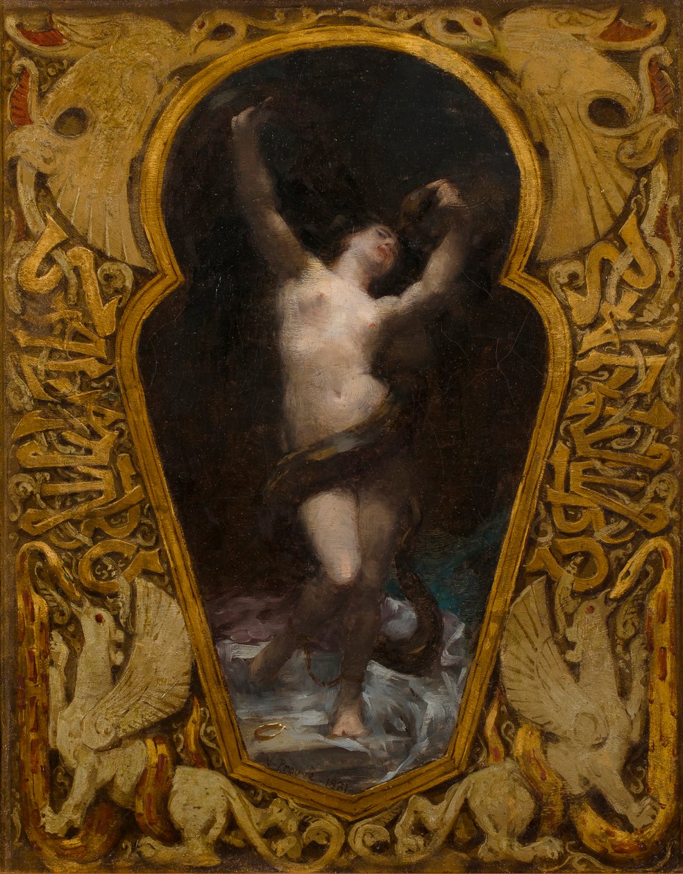 Salammbô, ca 1881. af Victor Prouvé