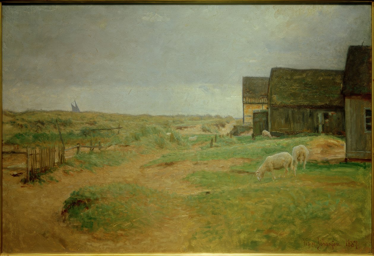 Gamle huse i Skagen af Viggo Johansen