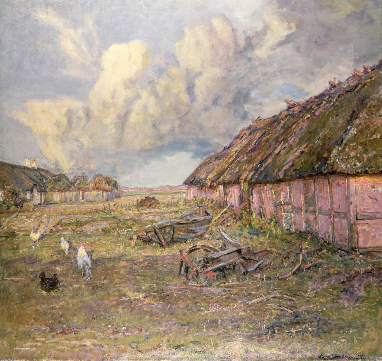 På gården af Viggo Johansen