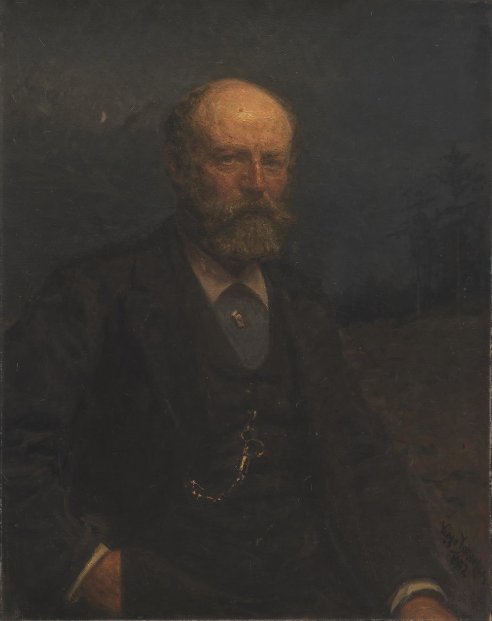 Selvportræt af Viggo Johansen