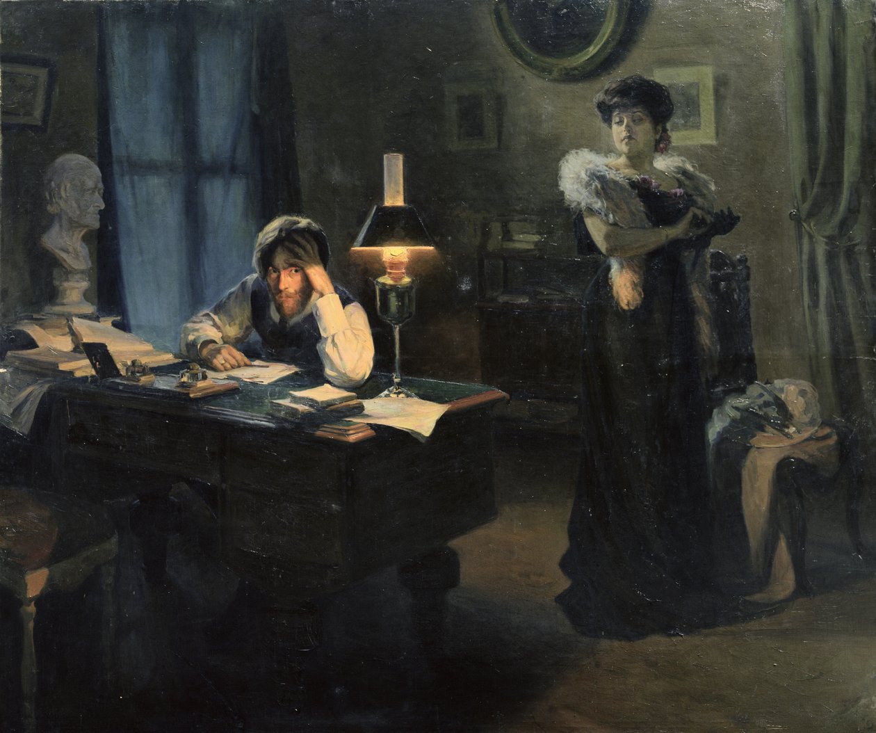 De fremmede, 1908 af Viktor Bogdanovich Aden