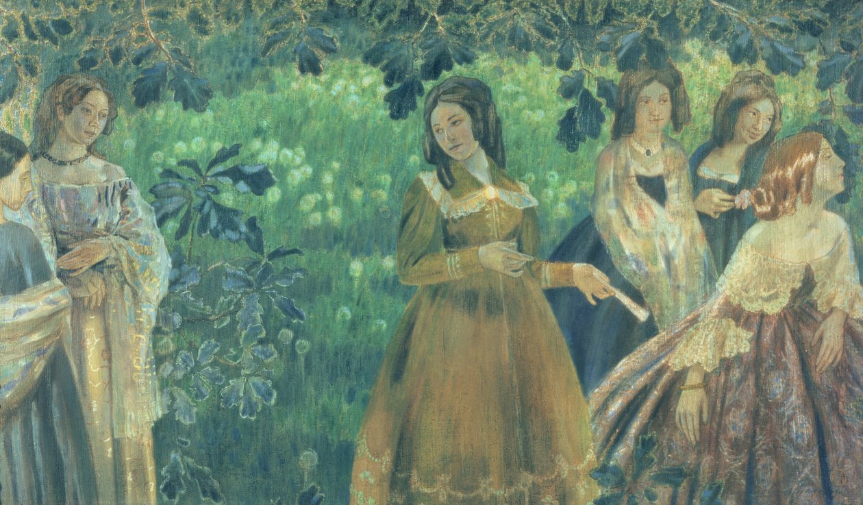 Smaragdhalskæden, 1903-04 af Viktor Elpidiforovich Borisov Musatov