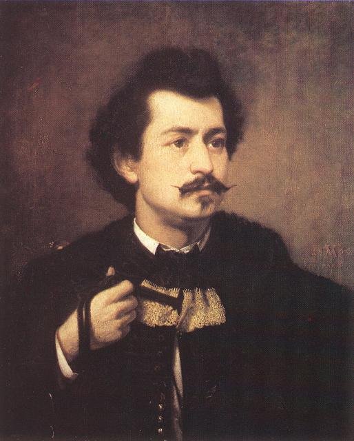Selvportræt. af Viktor Madarász