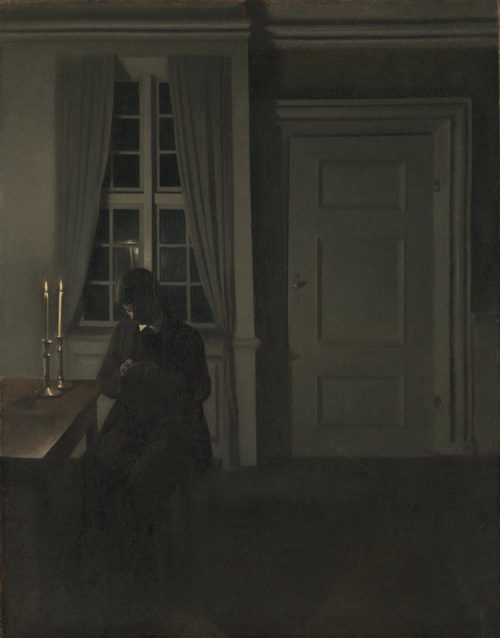 Møntsamleren af Vilhelm Hammershøi