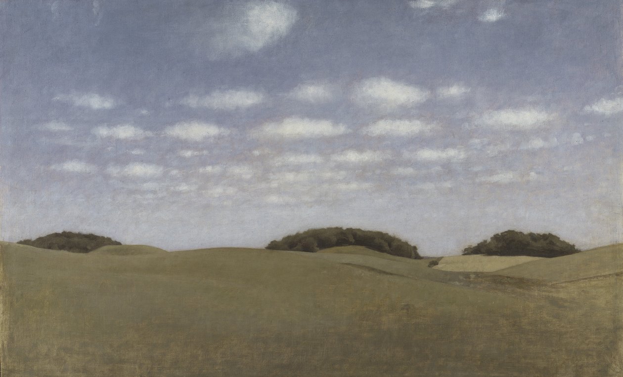 Landscape from Lejre, 1905 af Vilhelm Hammershoi