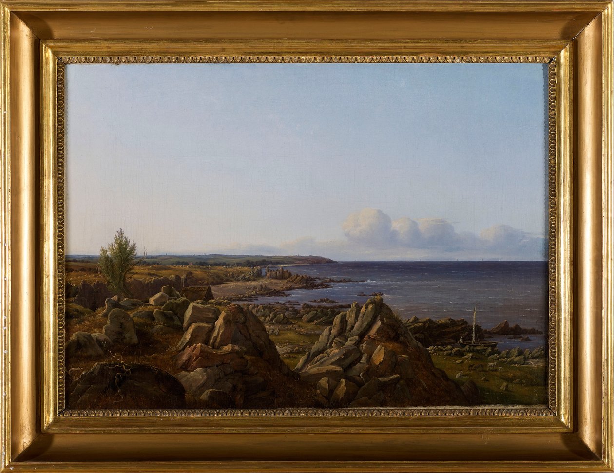 View of the parish of Østerlarsker af Vilhelm Petersen