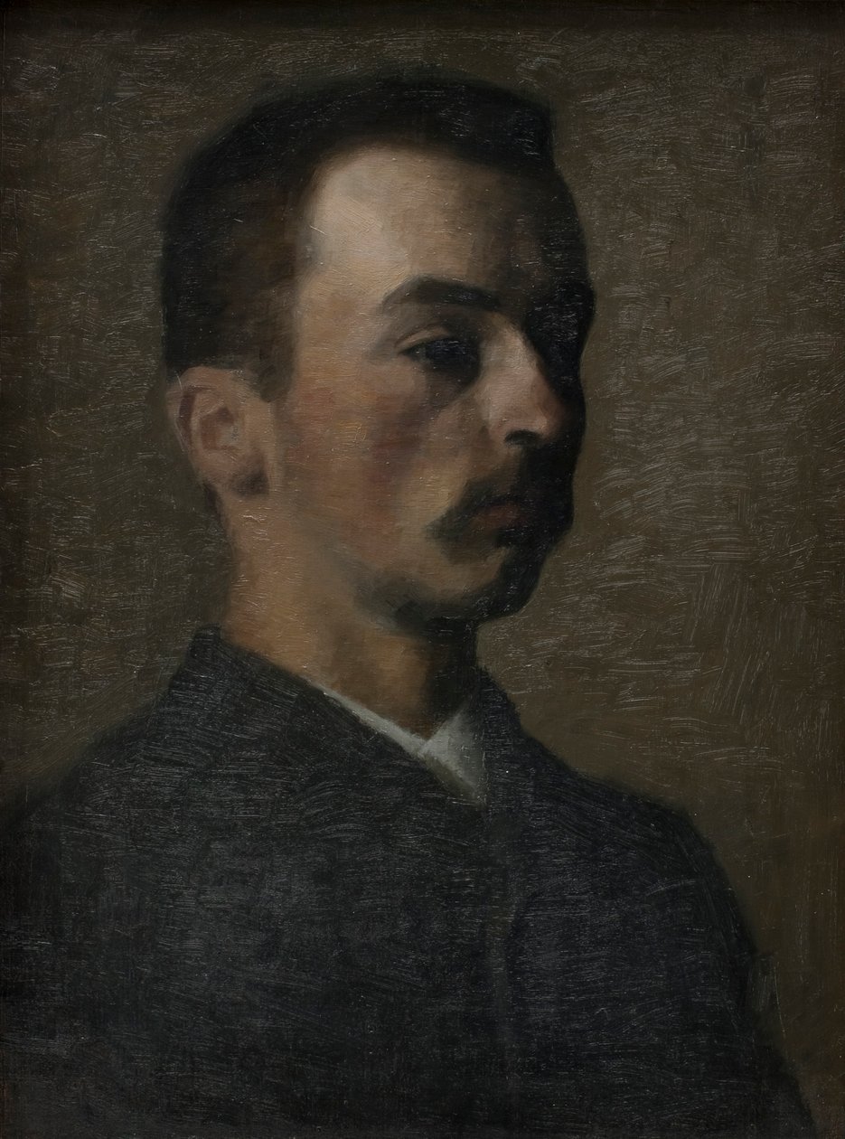 Selvportræt, 1890. af Vilhelm Hammershøi