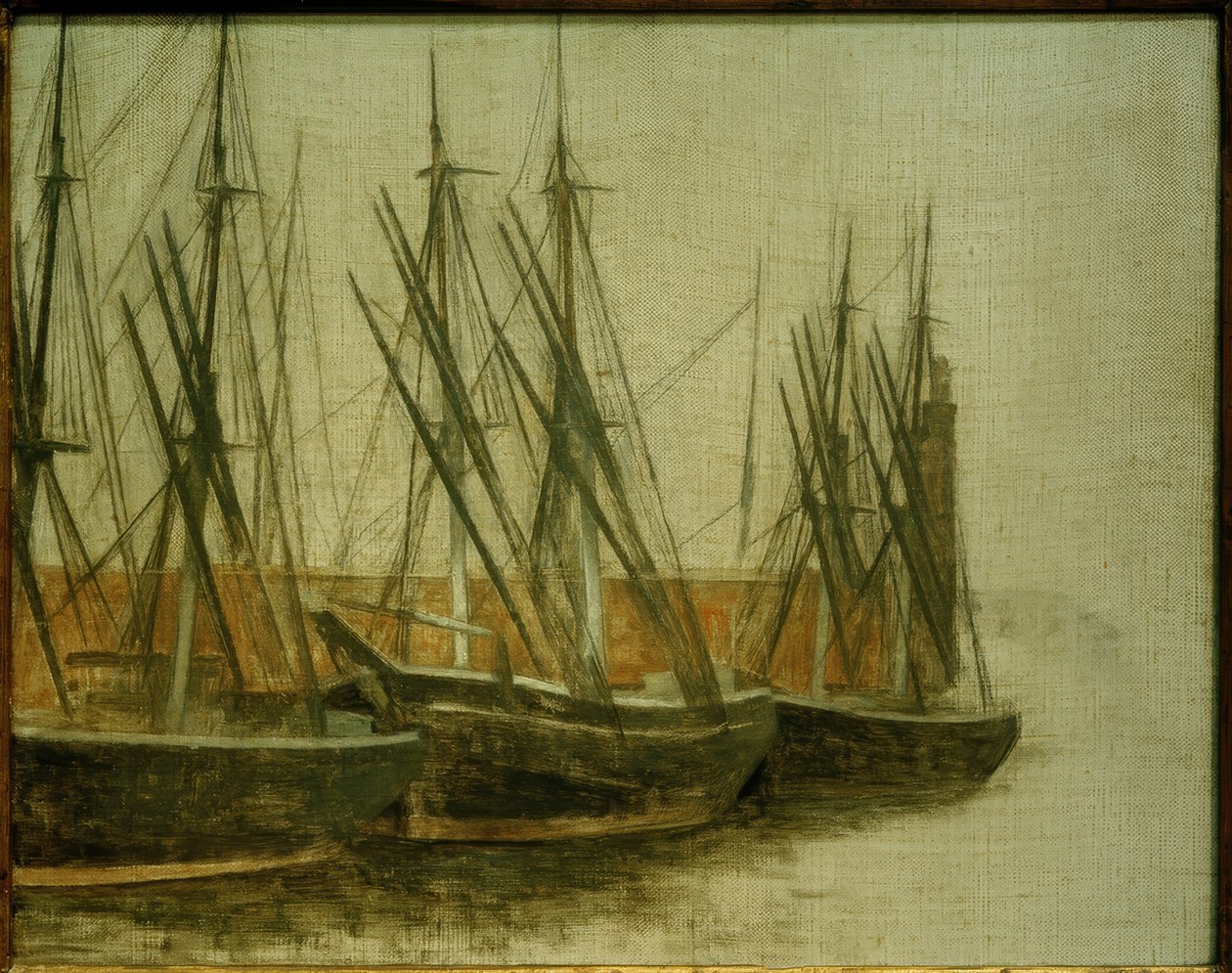 Christianshavns Kanal af Vilhelm Hammershoi