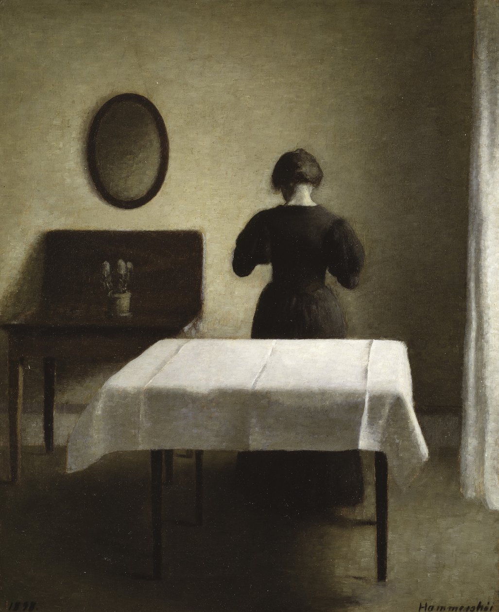 Interiør, 1898 af Vilhelm Hammershoi