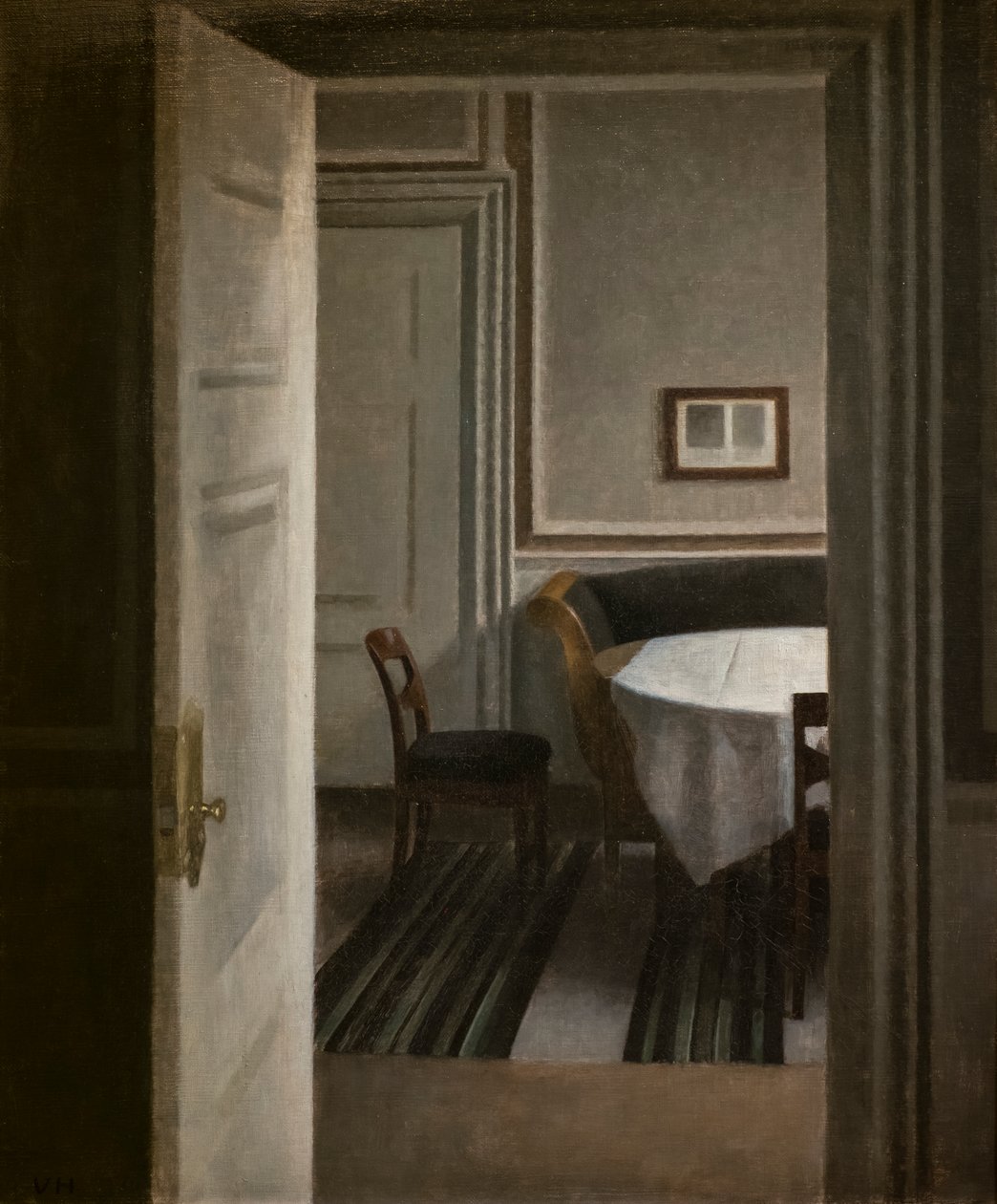 Interior, Strandgade 30 af Vilhelm Hammershoi