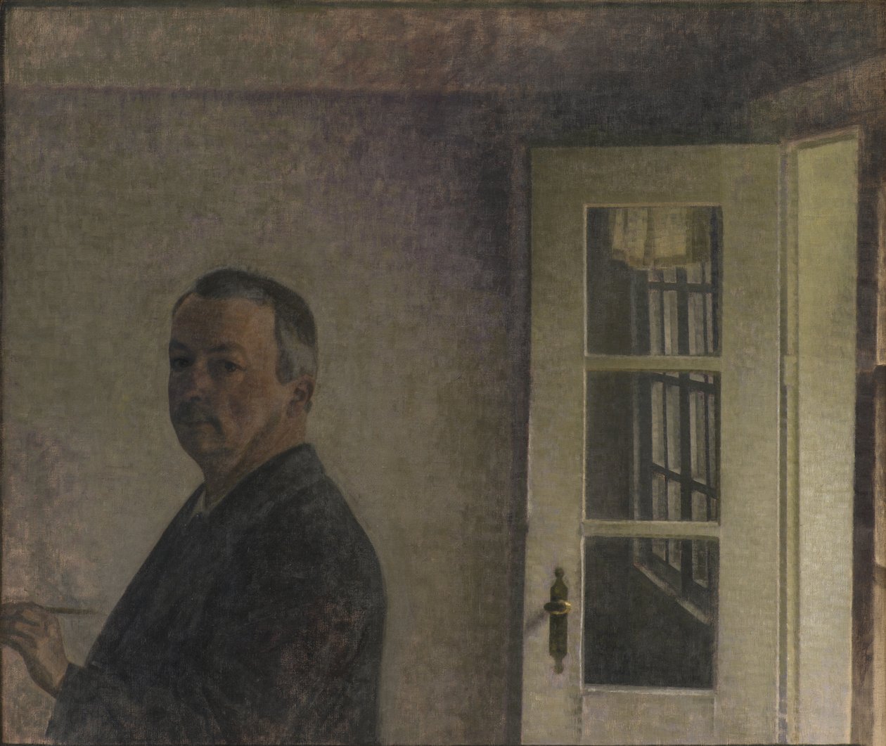 Selvportræt af Vilhelm Hammershoi