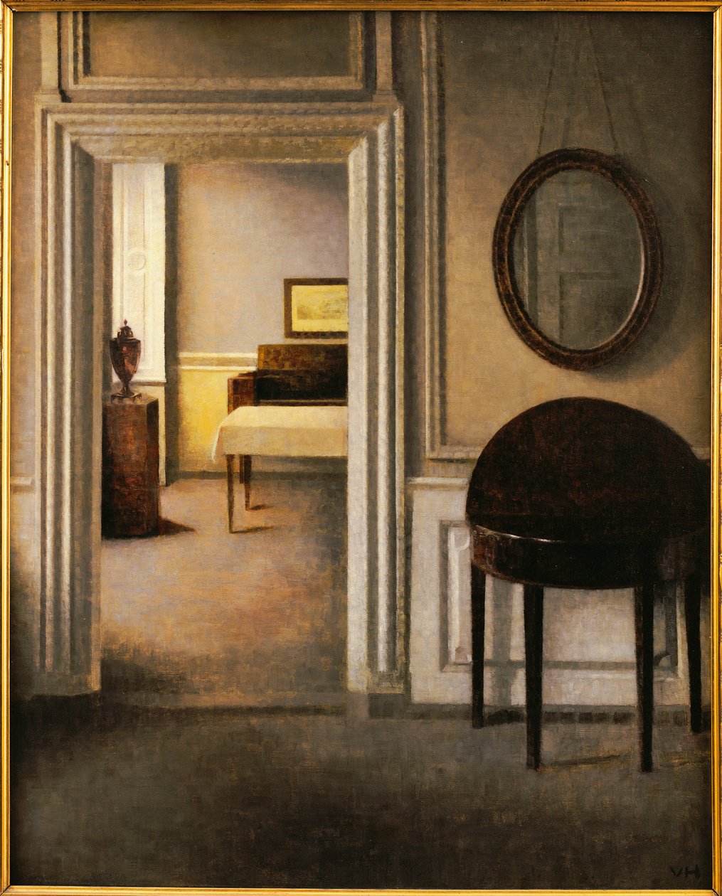 Musikstuen, Strandgade 30, c.1907 af Vilhelm Hammershoi