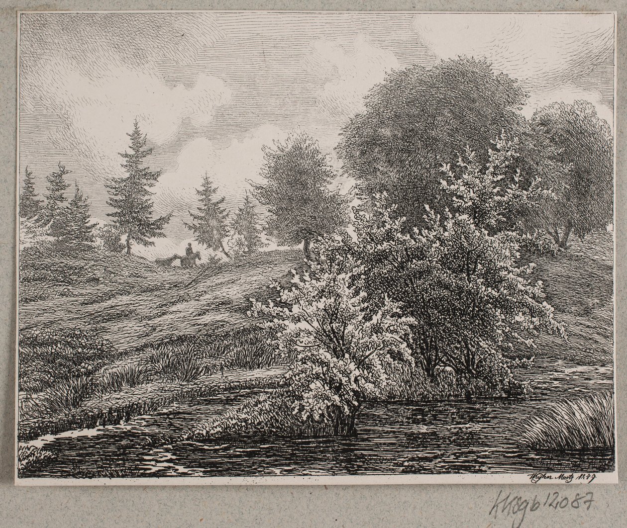 Bakker ved en mose af Vilhelm Kyhn