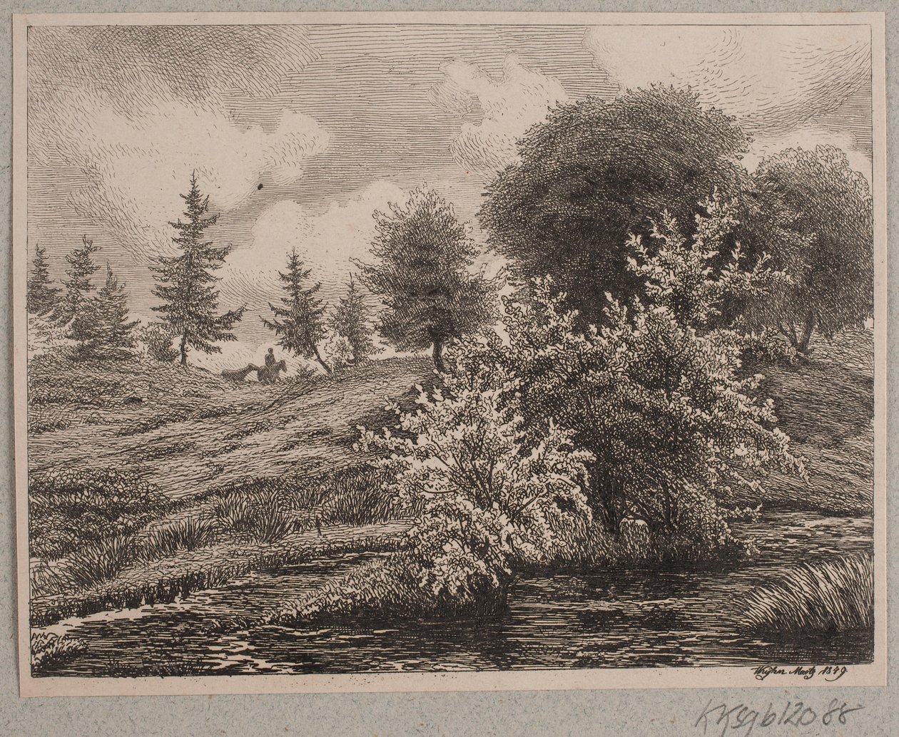 Bakker ved en mose af Vilhelm Kyhn