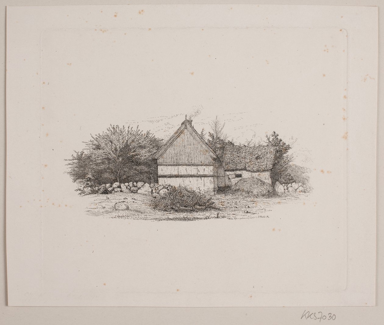 Et bondehus af Vilhelm Kyhn