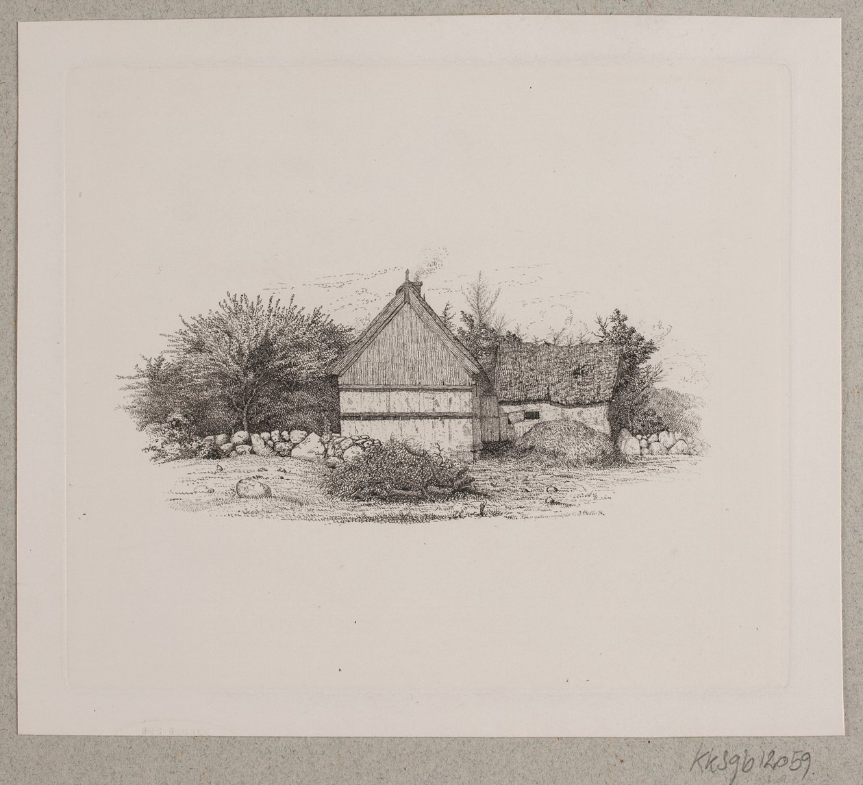 Et bondehus af Vilhelm Kyhn