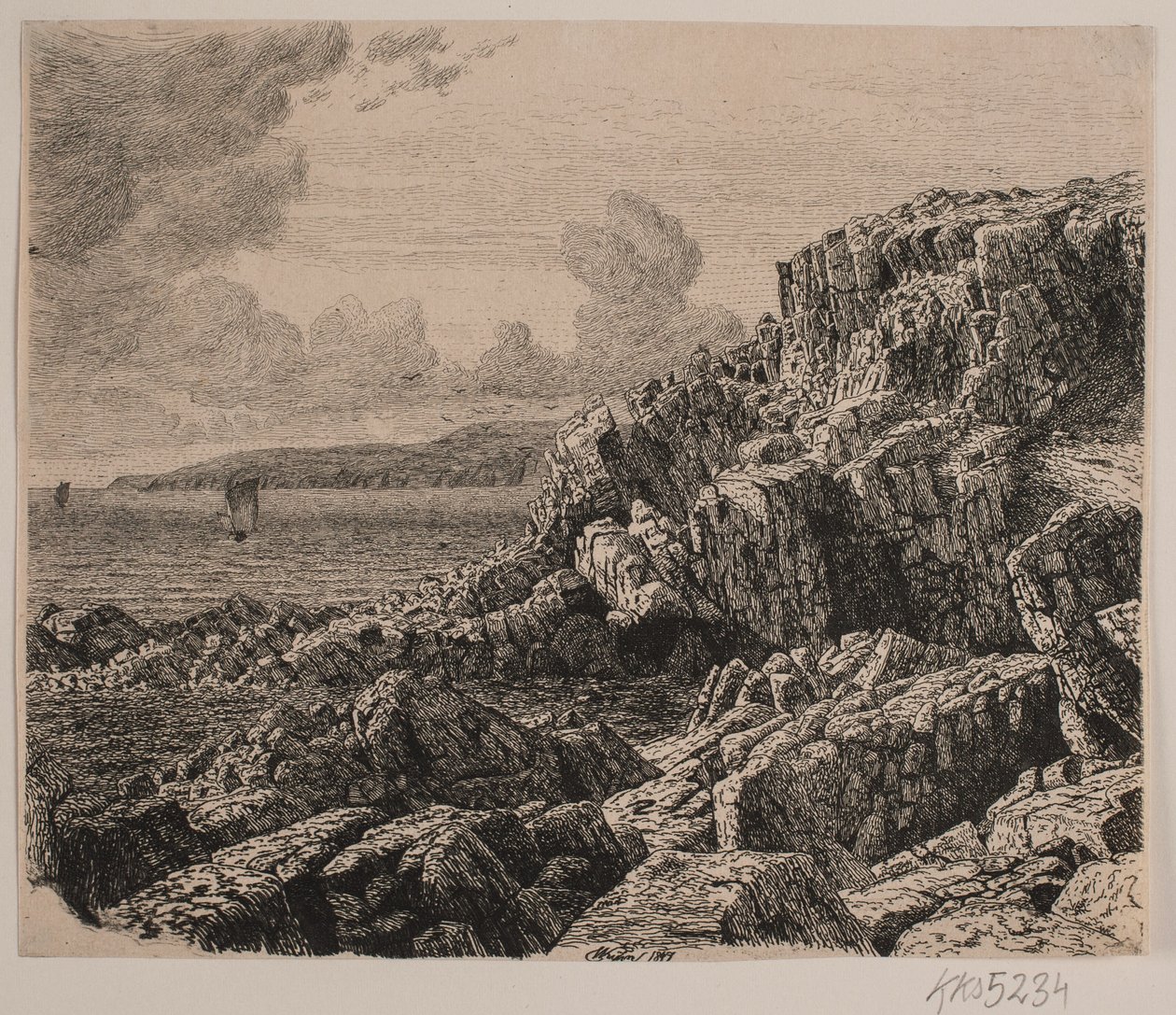 Kyststrækning fra Bornholm af Vilhelm Kyhn